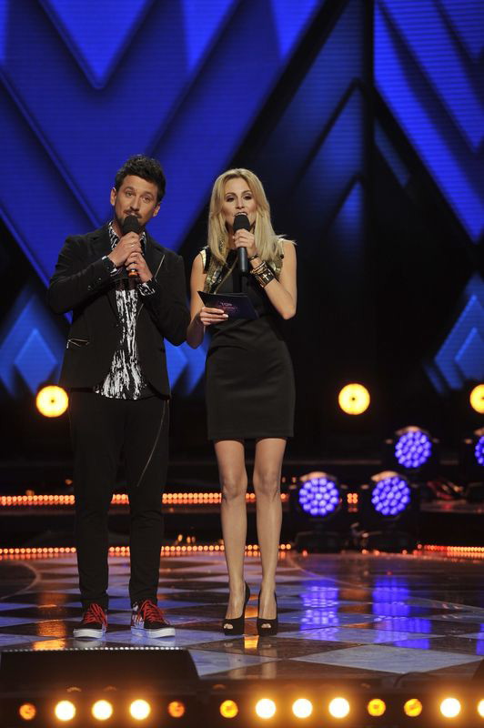 Maciej Rock i Agnieszka Popielewicz podczas pierwszego dnia Festiwalu Top Trendy 2013