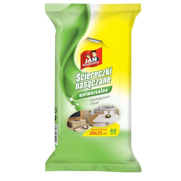 Nasączane ściereczki uniwersalne, Jan Niezbędny - cena ok. 7 zł