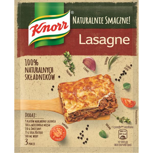 Naturalnie smaczne od Knorra: lasagne