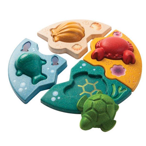 Drewniane puzzle Zwierzęta Drewniaczek.eu, cena ok. 55 zł