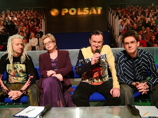 Idol 2002: Robert Leszczyński, Elżbieta Zapendowska, Jacek Cygan, Kuba Wojewódzki