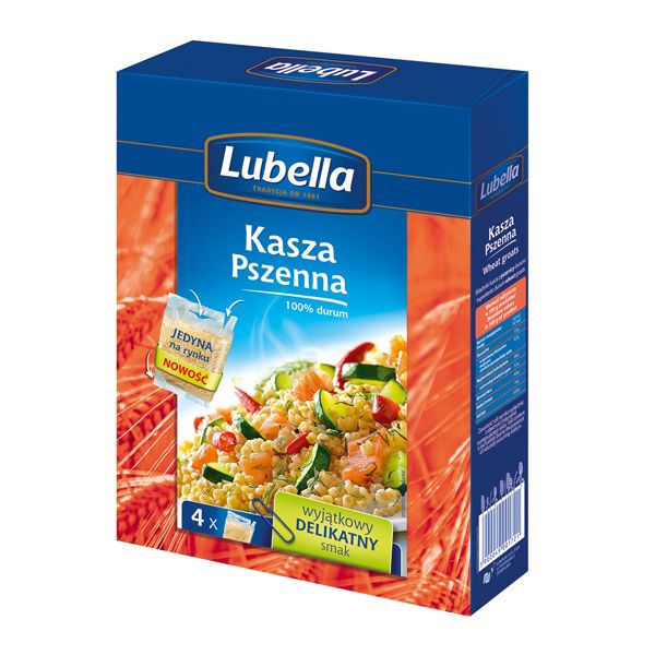 Nowości spożywcze, marzec 2015: kasza pszenna, Lubella