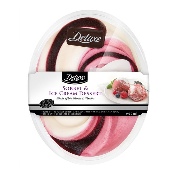Nowości spożywcze, marzec 2015: lody, Lidl Deluxe