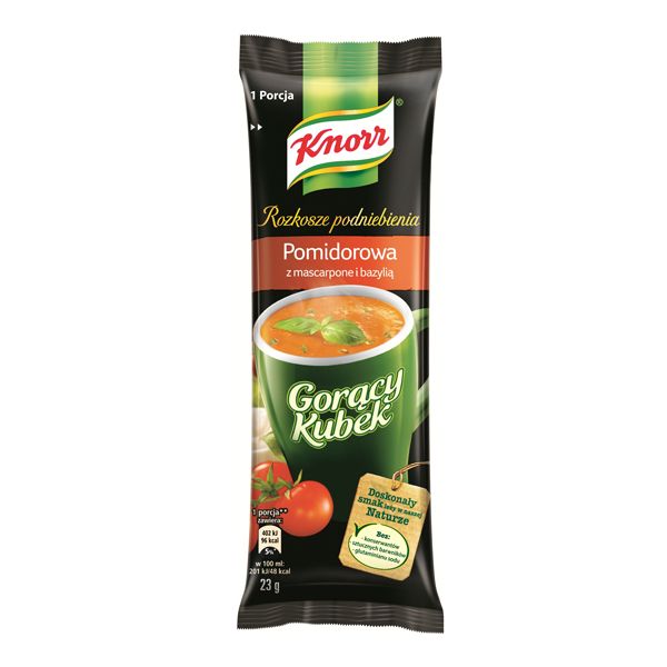 Nowości spożywcze, marzec 2015: zupa pomidorowa, Knorr