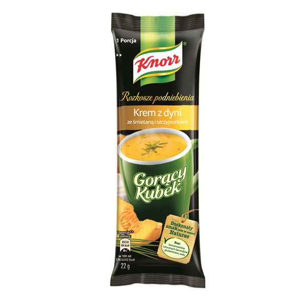 Nowości spożywcze, marzec 2015: zupa z dyni, Knorr