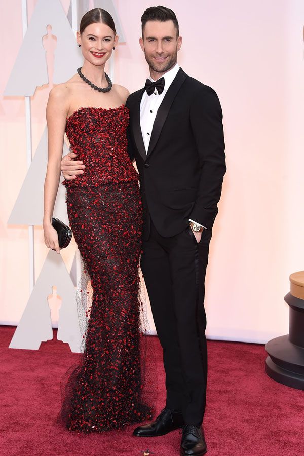 Oscary 2015: Adam Levine i Behati Prinsloo