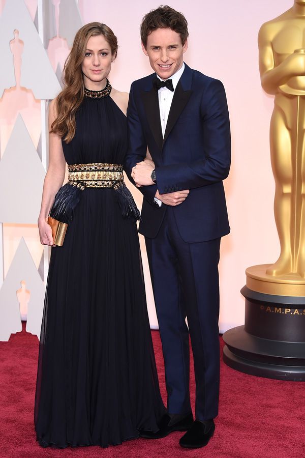 Oscary 2015: Eddie Redmayne z żoną