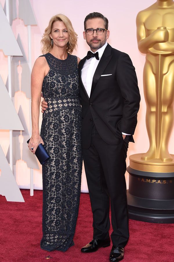 Oscary 2015: Steve Carell z żoną
