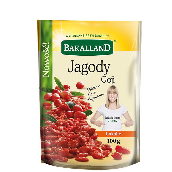 Nowości spożywcze, luty 2015: jagody goji, Bakalland