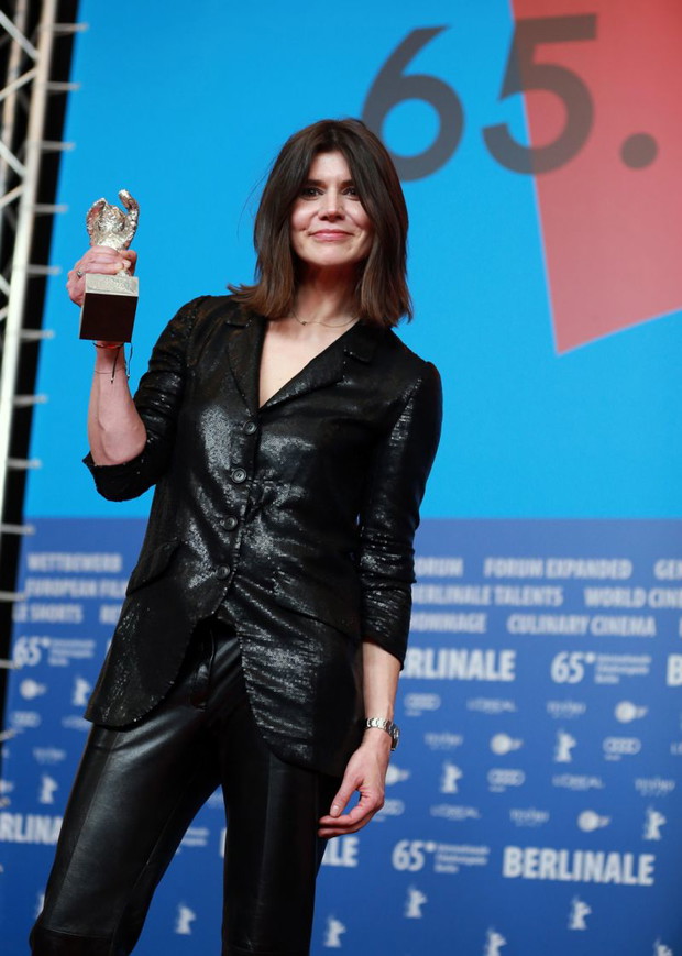 Prezentacja filmu Ciało/Body na Festiwalu Filmowym w Berlinie. Na zdjęciu: Małgorzata Szumowska