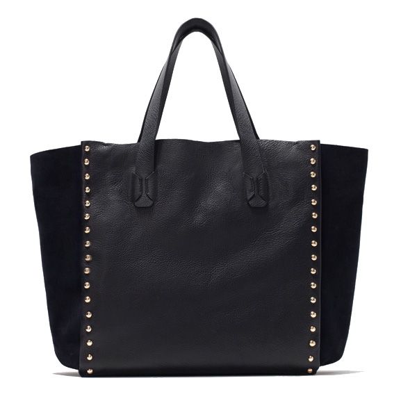 Czarny shopper Zara, cena, ok. 449 zł