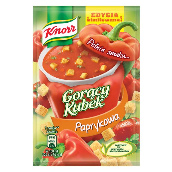 Nowości spożywcze, sierpień 2014: Gorący Kubek o smaku paprykowym