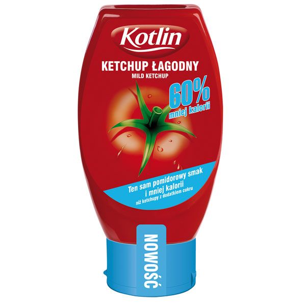 Nowości spożywcze, sierpień 2014: keczup Kotlin o obniżonej ilości kalorii