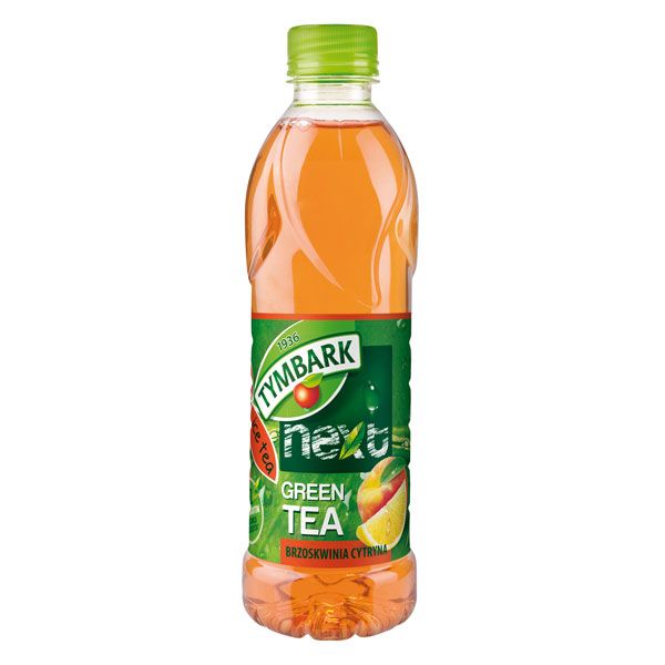 Nowości spożywcze, sierpień 2014: Tymbark Green Tea o smaku brzoskwini i cytryny