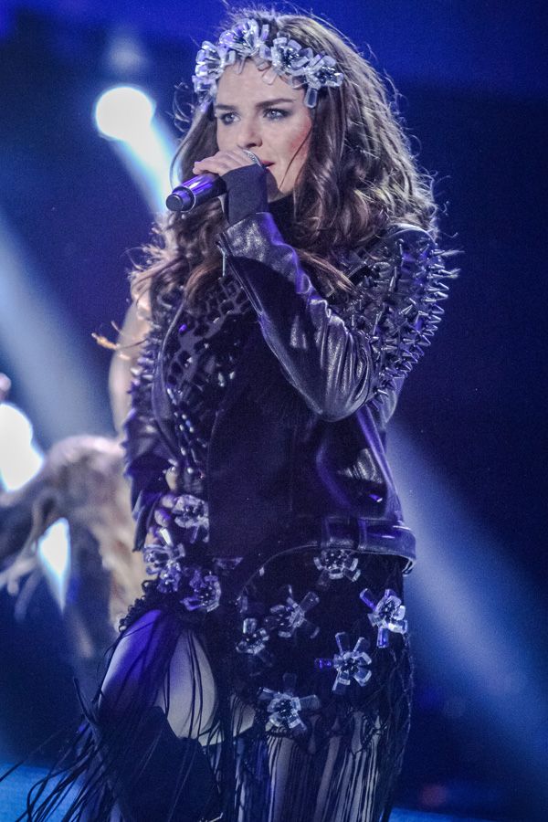 Sylwester 2014 z TVP2 we Wrocławiu - Natasza Urbańaska
