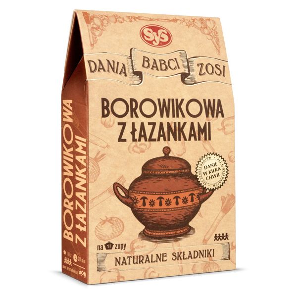 Nowości spożywcze, listopad 2014: borowikowa z łazankami, Dania Babci Zosi - SyS