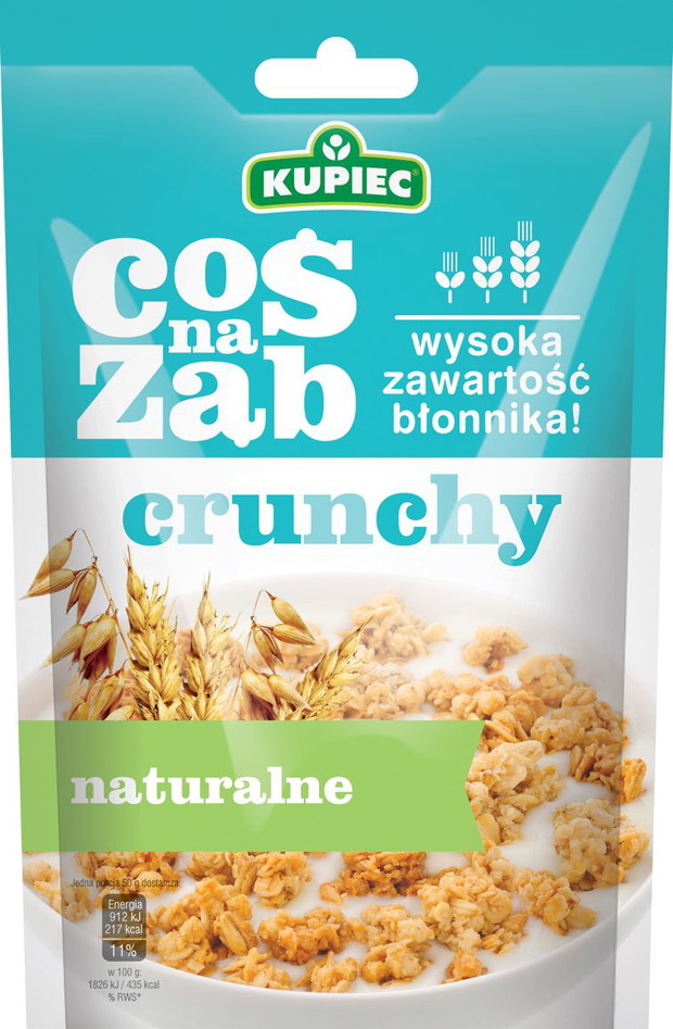 Nowości spożywcze, listopad 2014: crunchy naturalne, Kupiec