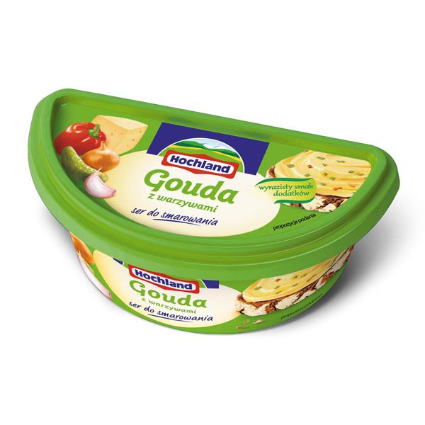 Nowości spożywcze, listopad 2014: Gouda z warzywami - Hochland
