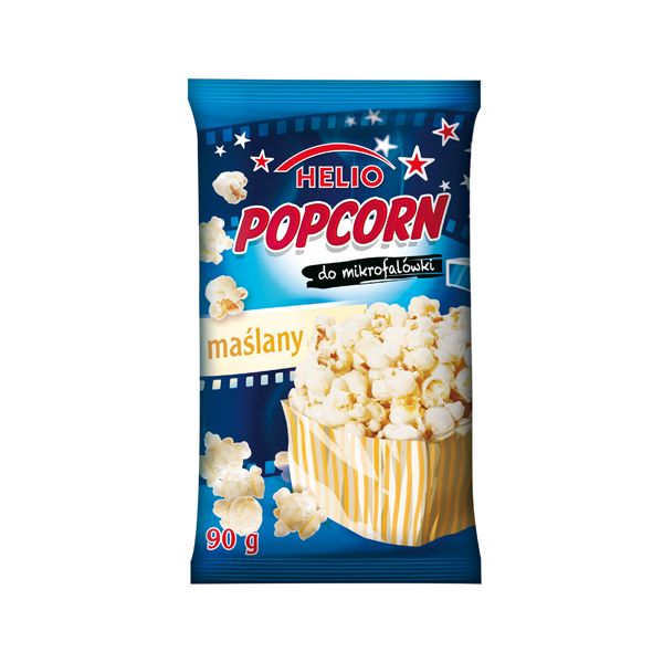 Nowości spożywcze, listopad 2014: popcorn maślany - Helio