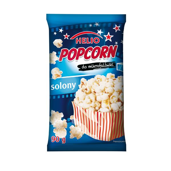 Nowości spożywcze, listopad 2014: popcorn solony - Helio