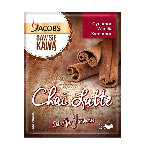 Nowości spożywcze, listopad 2014: przyprawa do kawy Ani Starmach, Chai Latte - Jacobs