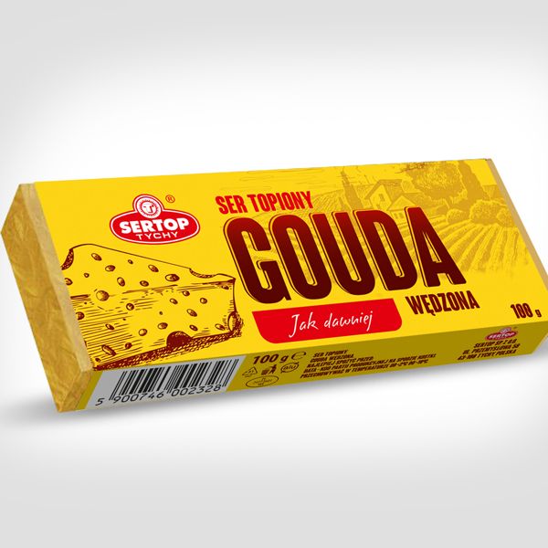 Nowości spożywcze, listopad 2014: serek Gouda - Sertop