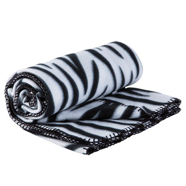 Dodatki do domu w zwierzęce wzory: kocyk polarowy, F&F Home - cena 39.99 zł