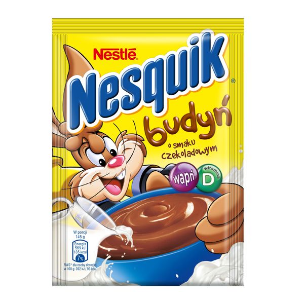 Nowości spożywcze, październik 2014: budyń czekoladowy - Nesquik