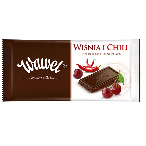 Nowości spożywcze, październik 2014: czekolada wiśnia i chili - Wawel