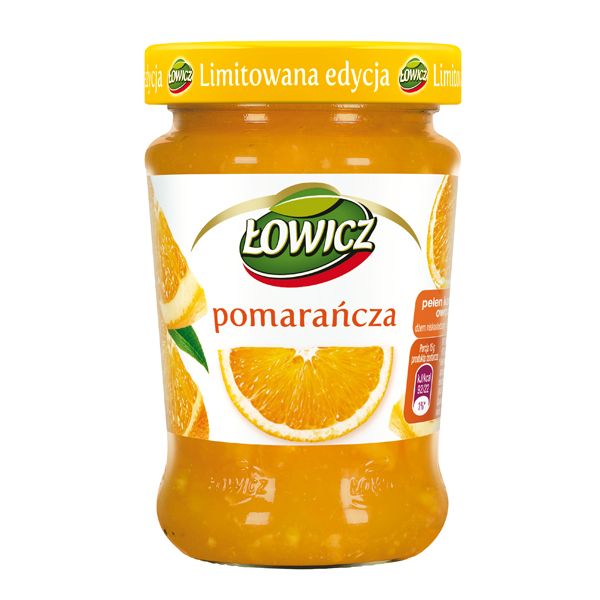 Nowości spożywcze, październik 2014: dżem pomarańczowy - Łowicz