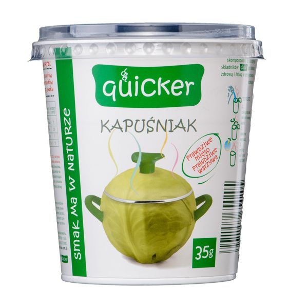 Nowości spożywcze, październik 2014: kapuśniak - Quicker