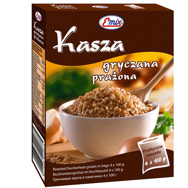 Nowości spożywcze, październik 2014: kasza gryczana prażona - Emix