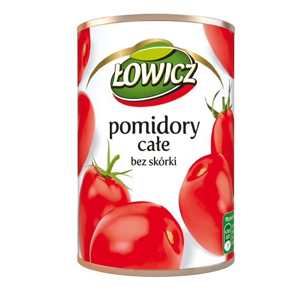 Nowości spożywcze, październik 2014: pomidory całe bez skórki - Łowicz