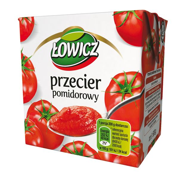 Nowości spożywcze, październik 2014: przecier pomidorowy - Łowicz