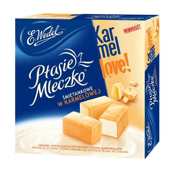 Nowości spożywcze, październik 2014: Ptasie Mleczko KarmeLove - Wedel
