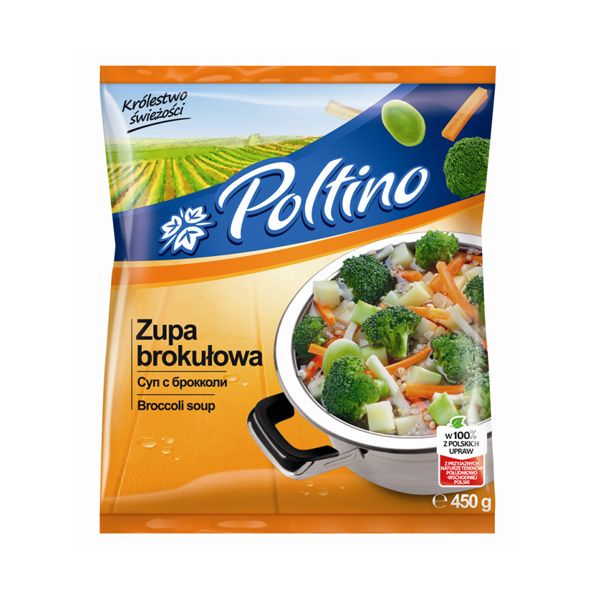 Nowości spożywcze, październik 2014: zupa brokułowa - Poltino