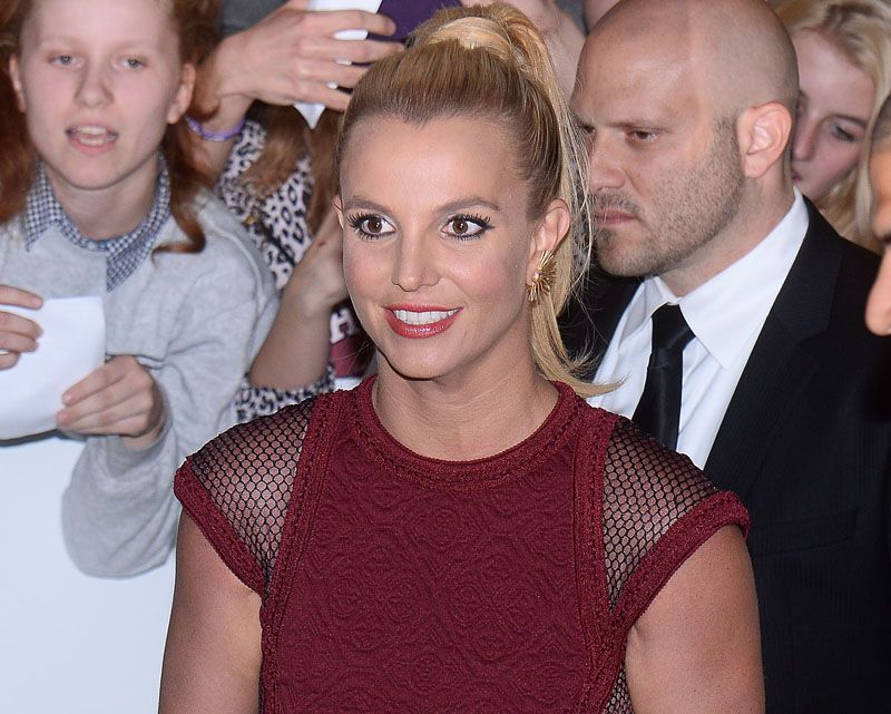 Britney Spears w centrum handlowym Złote Tarasy