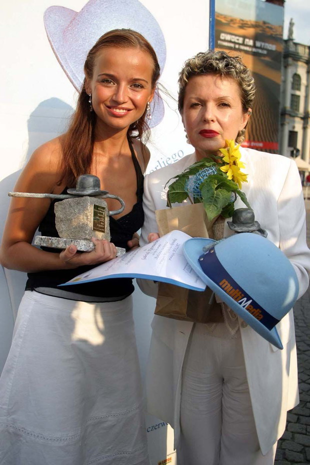 Anna Przybylska i Gabriela Kownacka na Festiwalu Dobrego Humoru, 2005 r.