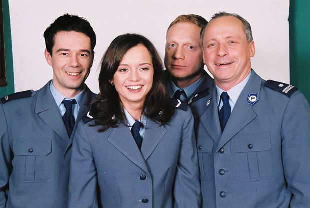 Anna Przybylska w serialu Złotopolscy, 2003 r.