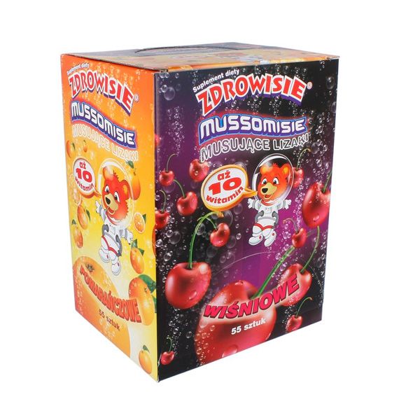 Lizaki Zdrowisie Mussomisie, cena ok. 2 zł (1 sztuka)