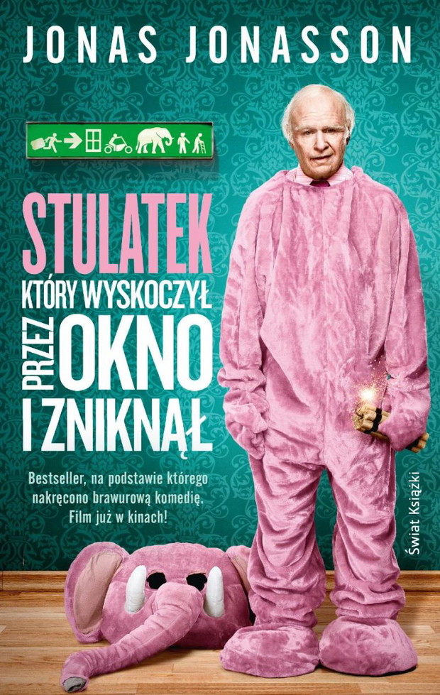 Stulatek, który wyskoczył przez okno i zniknął, Jonas Jonasson, cena ok. 25 zł