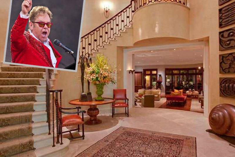 dom eltona johna, jak mieszka elton john
