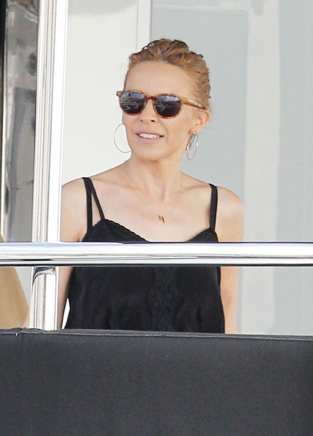 Kylie Minogue na jachcie Stefano Gabbana