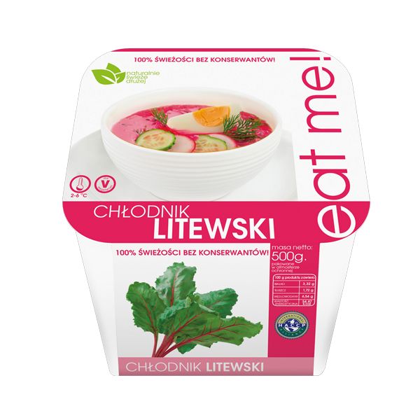 Nowości spożywcze, wrzesień 2014: danie gotowe eat me!, chłodnik litewski