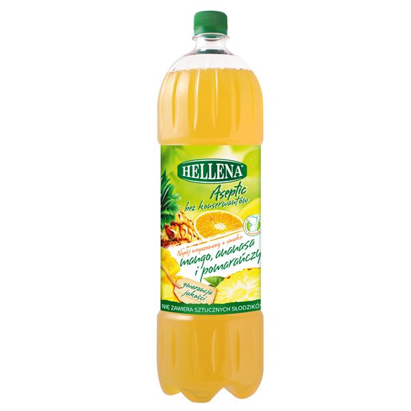 Nowości spożywcze, wrzesień 2014: napój Hellena o smaku anansów, pomarańczy i mango