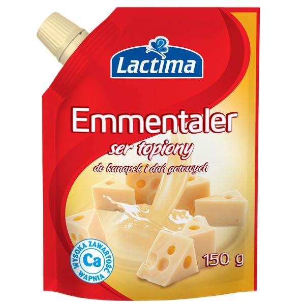 Nowości spożywcze, wrzesień 2014: ser topiony Lactima Emmentaler