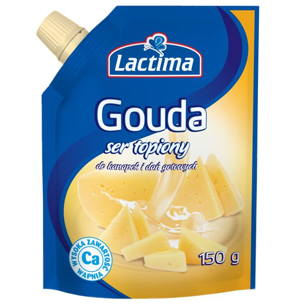 Nowości spożywcze, wrzesień 2014: ser topiony Lactima Gouda
