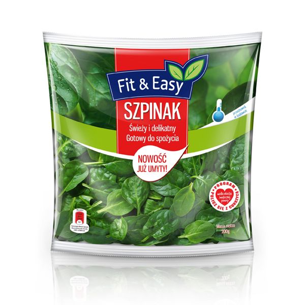 Nowości spożywcze, wrzesień 2014: szpinak, Fit&Easy