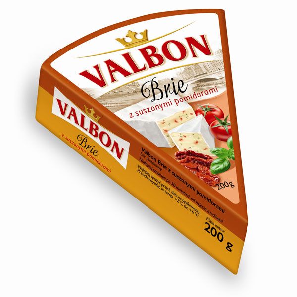 Nowości spożywcze, wrzesień 2014: Valbon Brie z suszonymi pomidorami