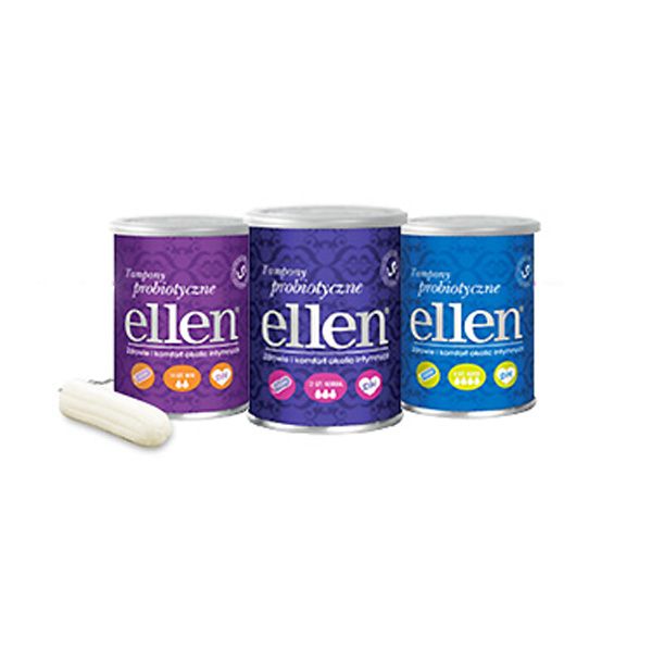 Tampony probiotyczne Ellen, cena ok. 25 zł (opakowanie 12 sztuk)